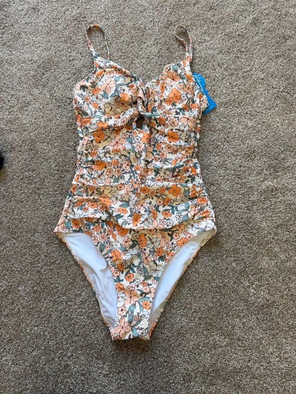 Cupshe Floral One-Piece Swimsuit